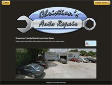 Tablet Screenshot of christiansautorepair.com